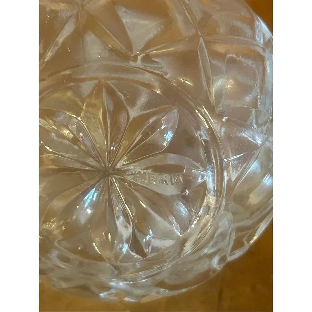 4 Vintage Glass Wick Oil Candles made in Austria (5710)